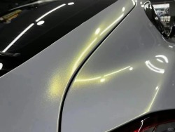 Toyota Gloss PET Diamond Gold White Car Vinyl Wrap review sdgre 02