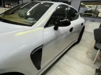 Toyota Gloss PET Diamond Gold White Car Vinyl Wrap review 2