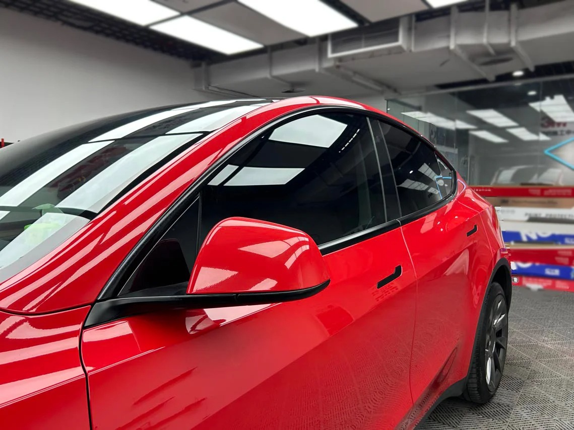 Super Gloss Candy Red Car Vinyl Wrap review dsgg 03