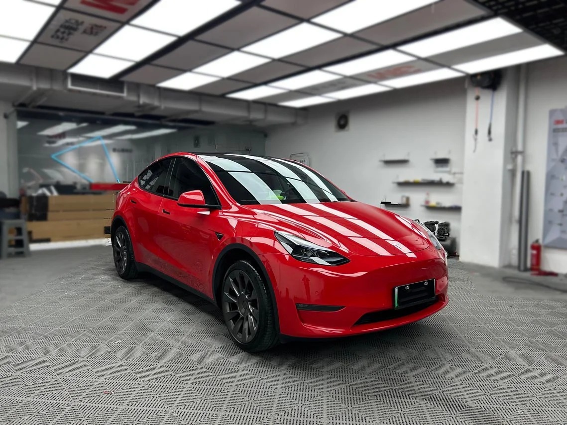 Super Gloss Candy Red Car Vinyl Wrap review dsgg 01