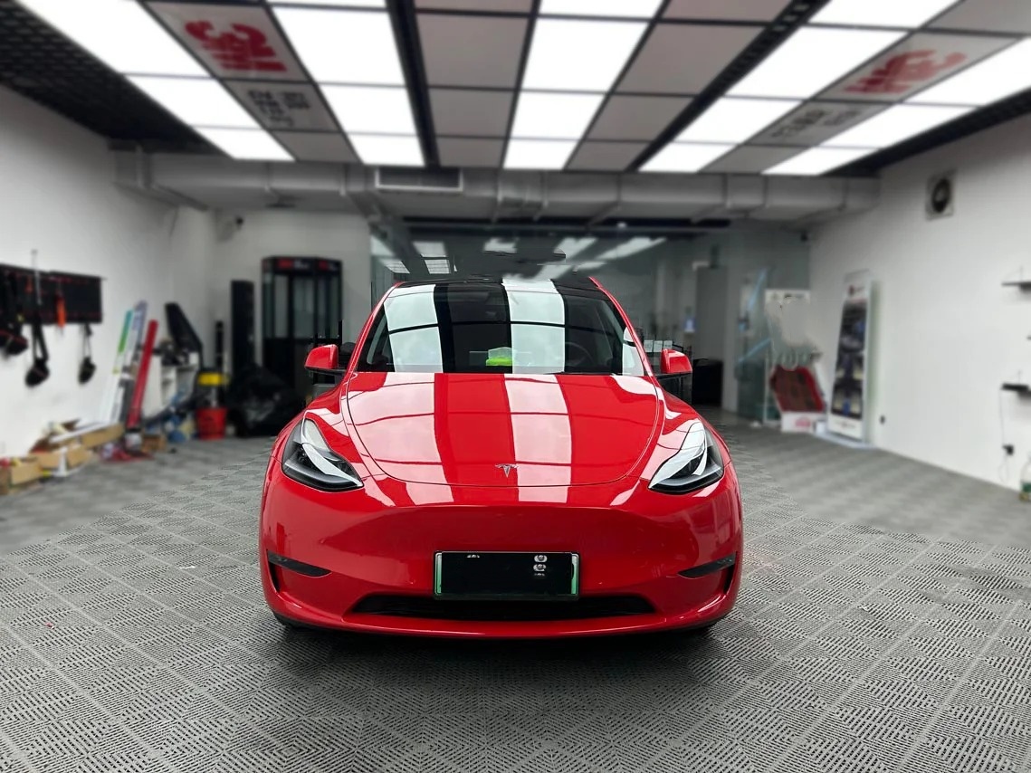 Super Gloss Candy Red Car Vinyl Wrap review dsgg 02