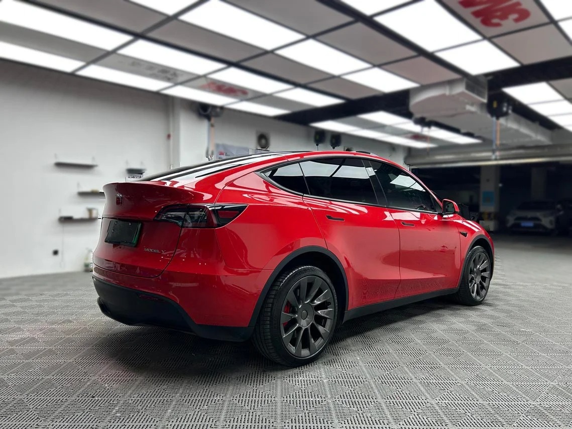 Super Gloss Candy Red Car Vinyl Wrap review sagd 02