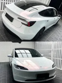 BMW Gloss PET Diamond Pink White Car Vinyl Wrap review 1