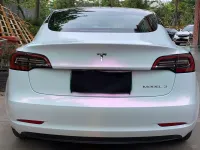 BMW Gloss PET Diamond Pink White Car Vinyl Wrap review 1