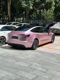 Porsche BMW Tesla  Benz Gloss PET Bentley Passion Pink Car Vinyl Wrap review 0