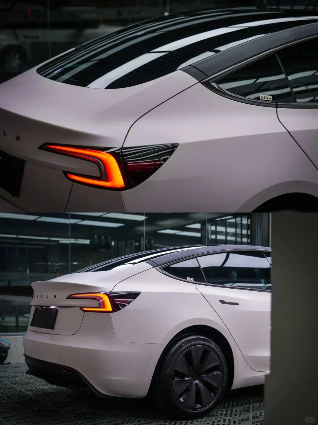 Tesla Ultimate Flat Baby Pink Car Vinyl Wrap review dgr