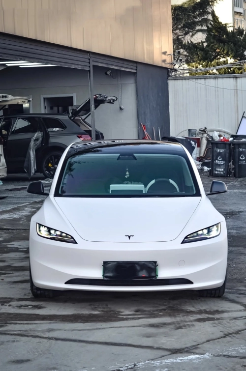 Tesla Ultimate Flat Baby Pink Car Vinyl Wrap review 