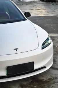 Tesla Ultimate Flat Baby Pink Car Vinyl Wrap review 1