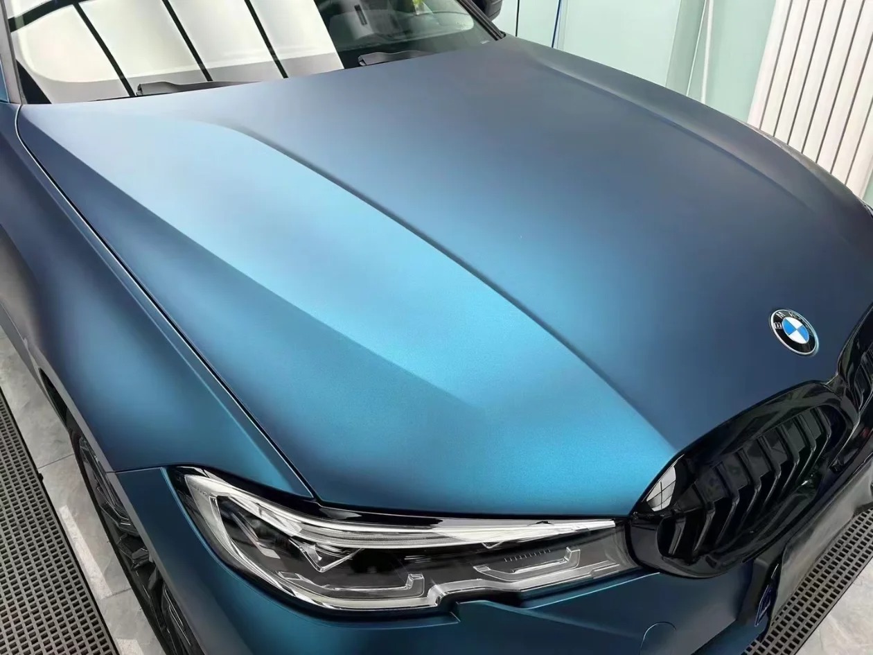 Matte Night Blue Car Vinyl Wrap review segrg 01