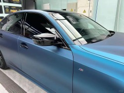 Matte Night Blue Car Vinyl Wrap review segrg 02