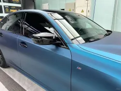 Matte Night Blue Car Vinyl Wrap review segrg 02
