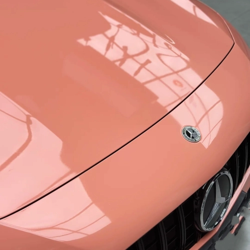 Gloss Coral Orange Car Vinyl Wrap review 