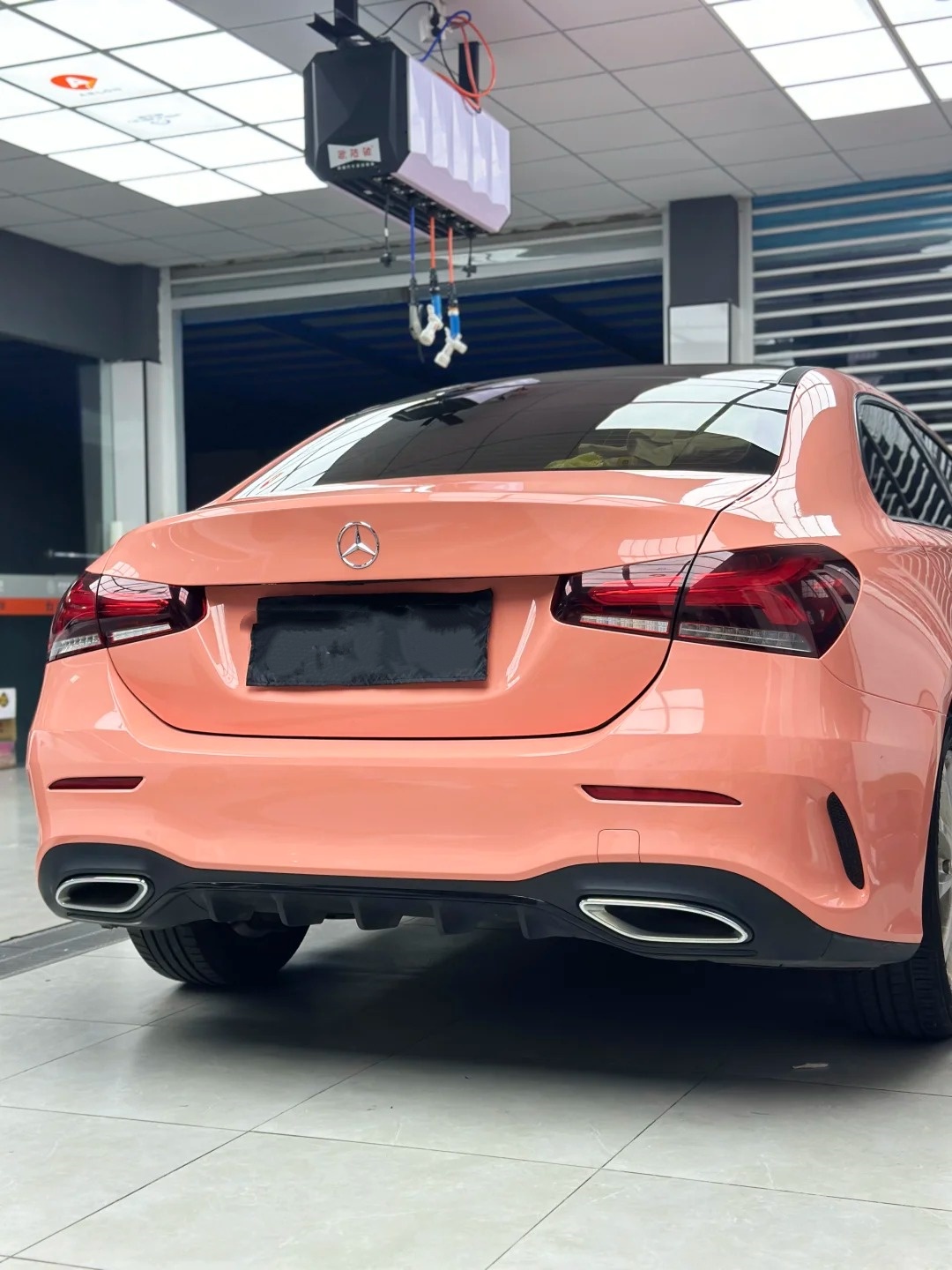 Gloss Coral Orange Car Vinyl Wrap review dv 02
