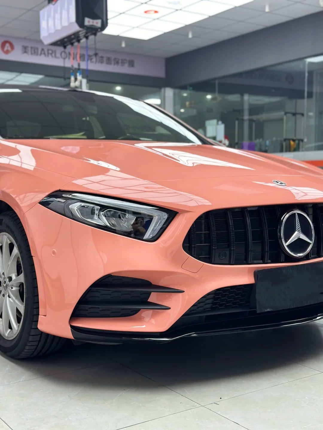 Gloss Coral Orange Car Vinyl Wrap review 2