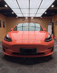 Gloss Coral Orange Car Vinyl Wrap review 0
