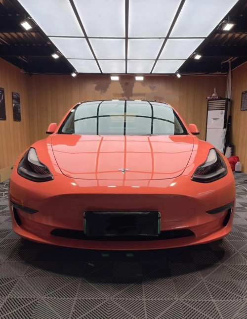 Gloss Coral Orange Car Vinyl Wrap review 