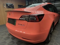 Gloss Coral Orange Car Vinyl Wrap review 2