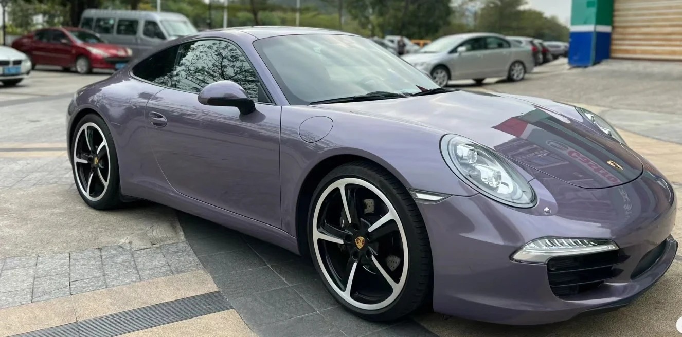 Gloss Liquid Metallic Viola Purple Car Vinyl Wrap review vug 02