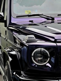 PET Gloss Ghost Midnight Purple Car Vinyl Wrap review 0