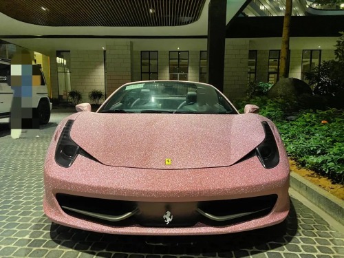 Super Diamond Pink Car Vinyl Wrap review 