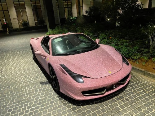 Super Diamond Pink Car Vinyl Wrap review 