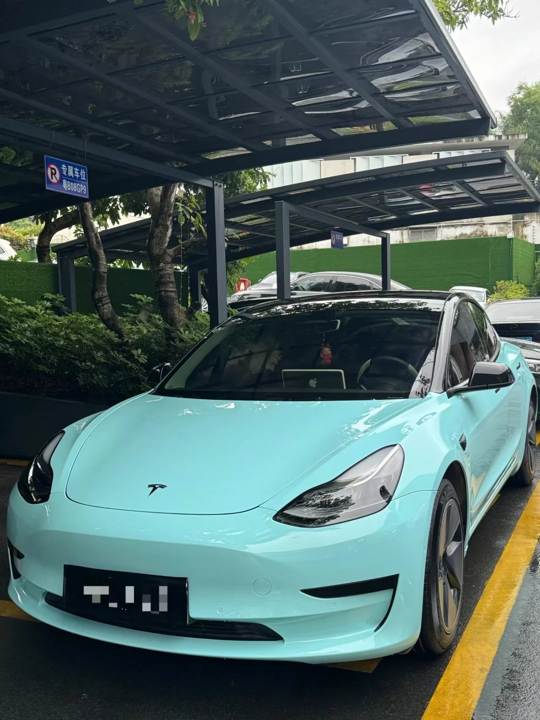 Super Gloss Tanager Blue Car Vinyl Wrap review 1