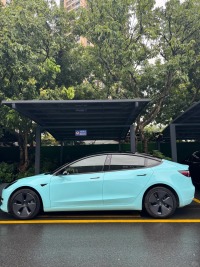 Super Gloss Tanager Blue Car Vinyl Wrap review 0