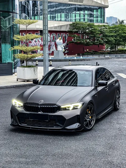 BMW Ultimate Flat Meteorites Grey Car Vinyl Wrap review 