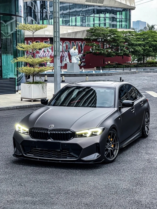 BMW Ultimate Flat Meteorites Grey Car Vinyl Wrap review 