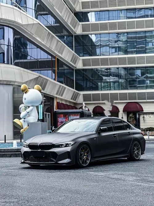 BMW Ultimate Flat Meteorites Grey Car Vinyl Wrap review 