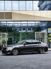 BMW Ultimate Flat Meteorites Grey Car Vinyl Wrap review 1