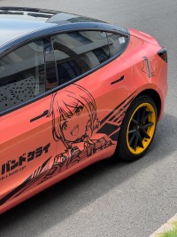 Super Gloss Magic Gold Orange Car Vinyl Wrap review 1