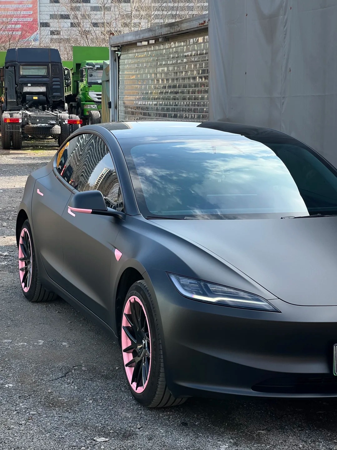 Matte Frosted Black Car Vinyl Wrap review gfhrtg 02