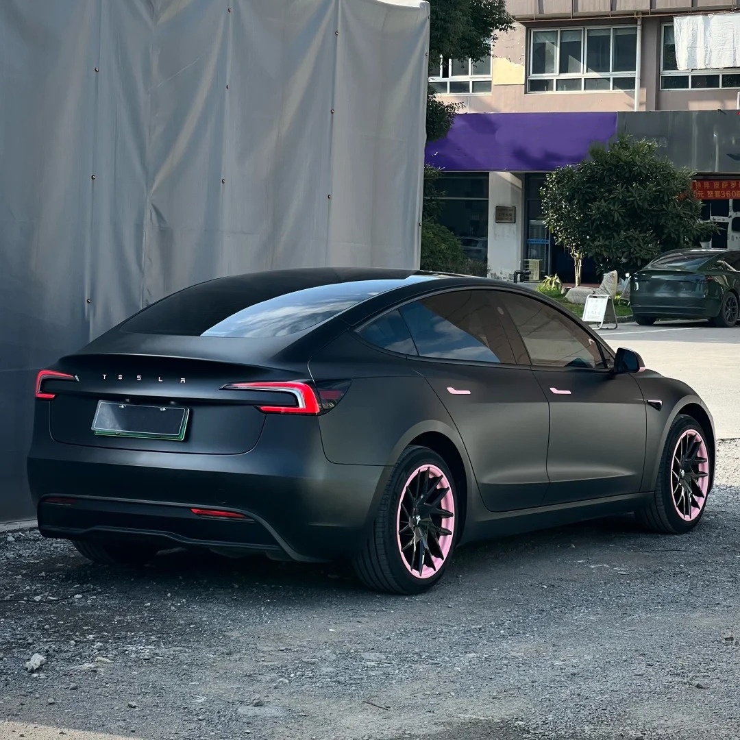 Matte Frosted Black Car Vinyl Wrap review hketrg 02