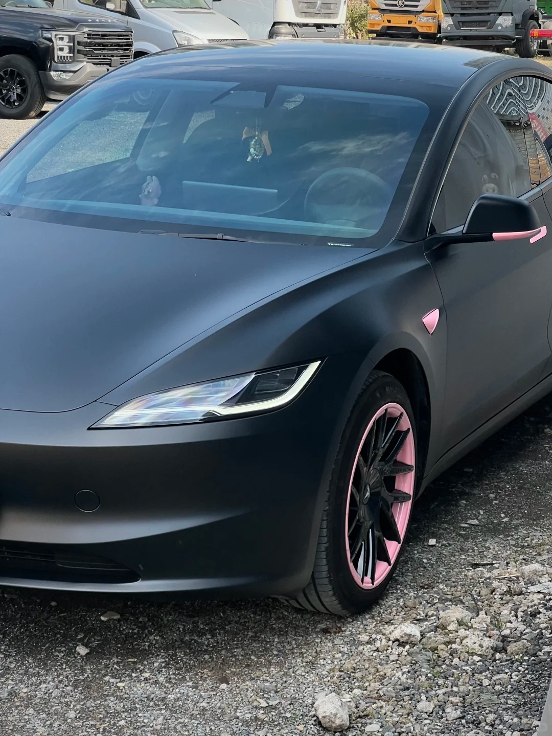 Matte Frosted Black Car Vinyl Wrap review hketrg 01