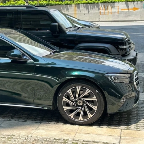 Gloss Benz Emerald Green Car Vinyl Wrap review 