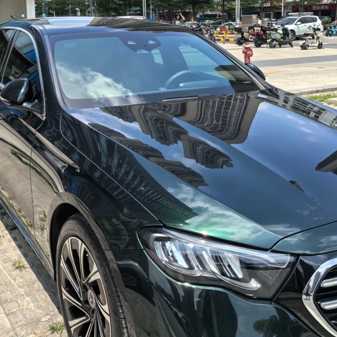 Gloss Benz Emerald Green Car Vinyl Wrap review gfbf 02