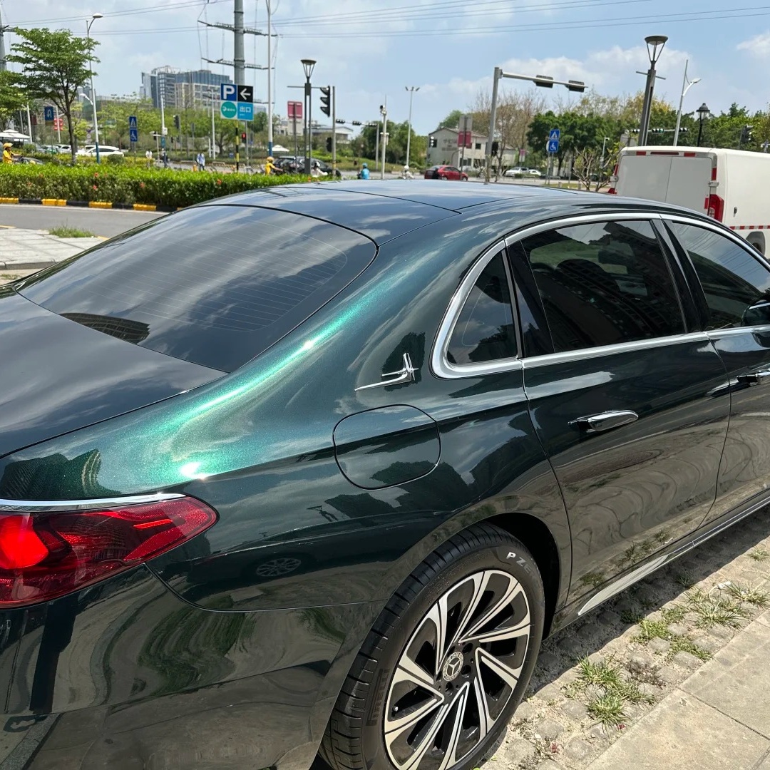 Gloss Benz Emerald Green Car Vinyl Wrap review gfbf 03