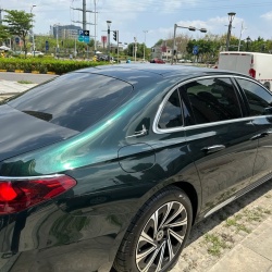 Gloss Benz Emerald Green Car Vinyl Wrap review gfbf 03