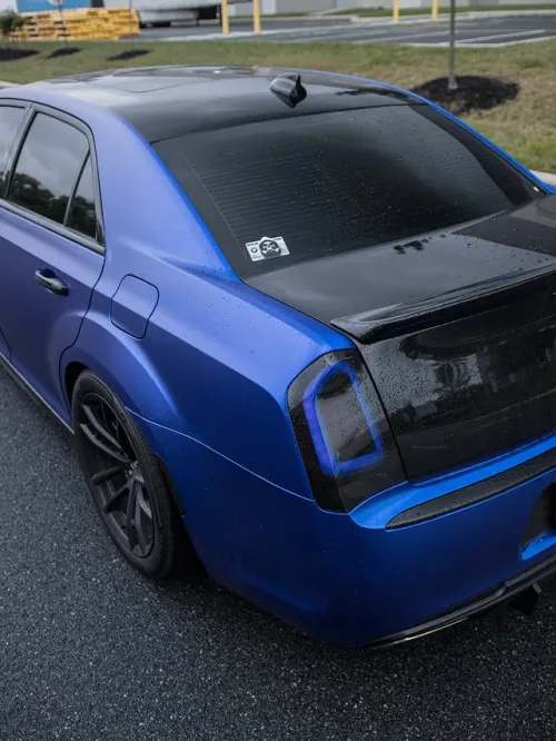 PET Matt Electroplated Klein Blue Car Vinyl Wrap review 
