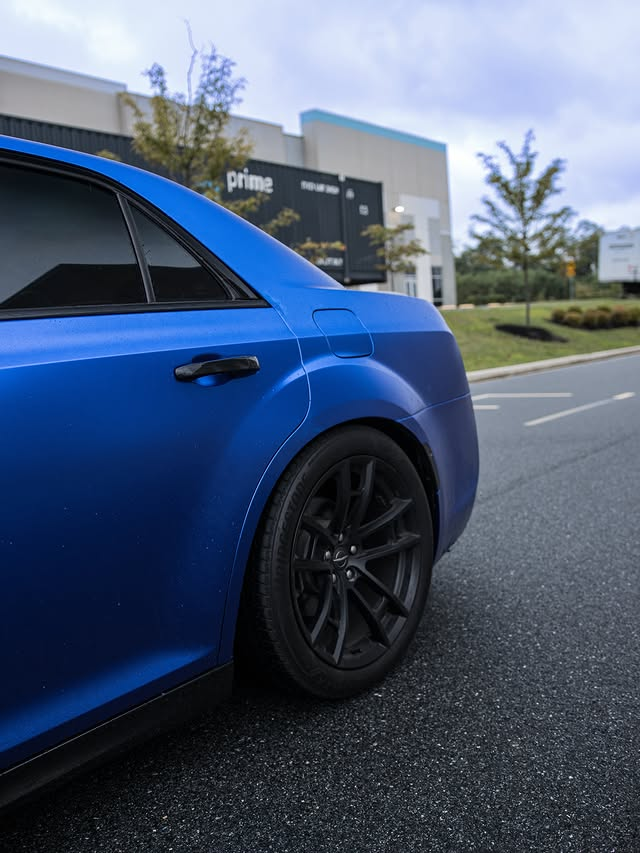 PET Matt Electroplated Klein Blue Car Vinyl Wrap review fgvfsd 02