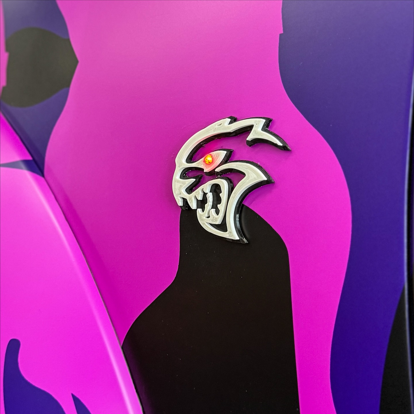 Hellcat Purple Camo Custom Car Vinyl Wrap review fdbre 02