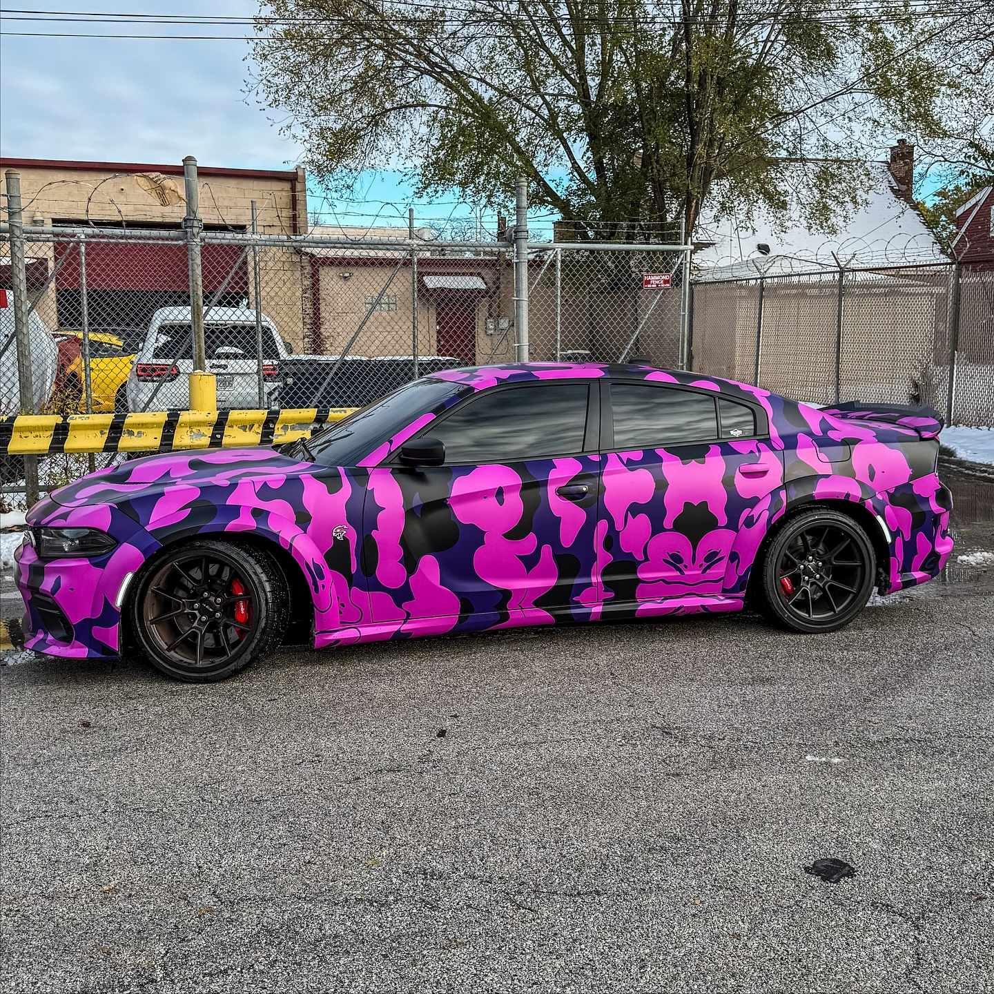 Hellcat Purple Camo Custom Car Vinyl Wrap review hmyt 02