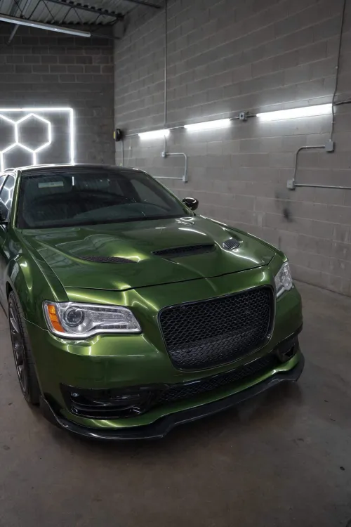 Gloss Metallic Mamba Green Car Vinyl Wrap review 