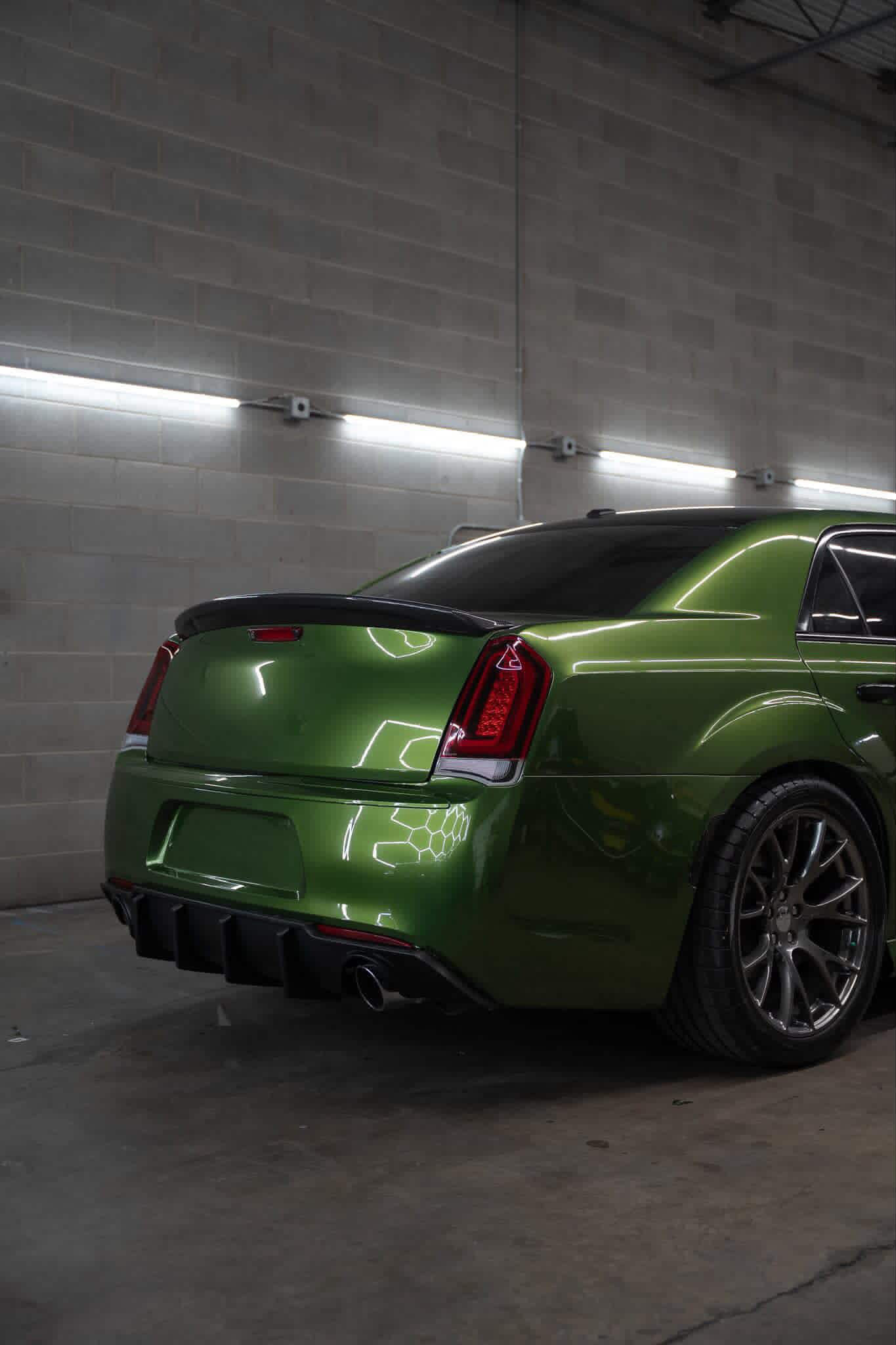 Gloss Metallic Mamba Green Car Vinyl Wrap review 1