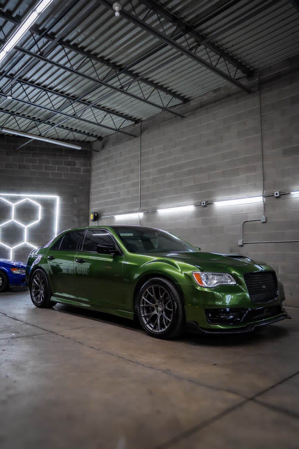 Gloss Metallic Mamba Green Car Vinyl Wrap review 1