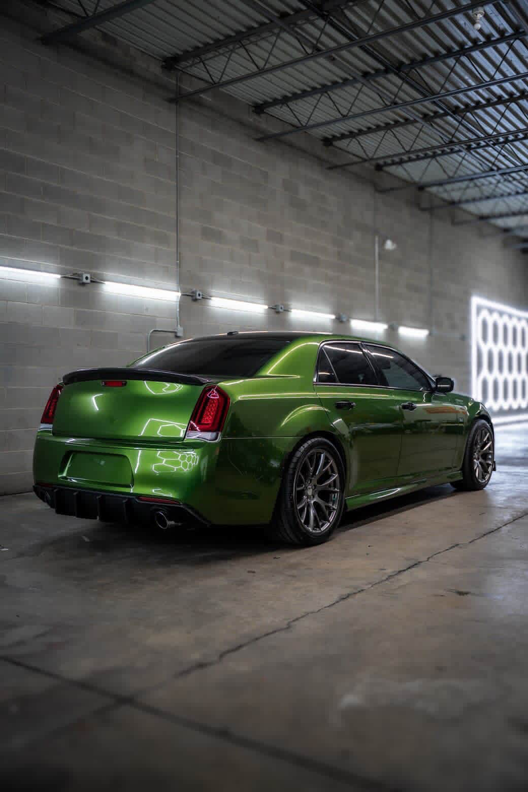 Gloss Metallic Mamba Green Car Vinyl Wrap review 0