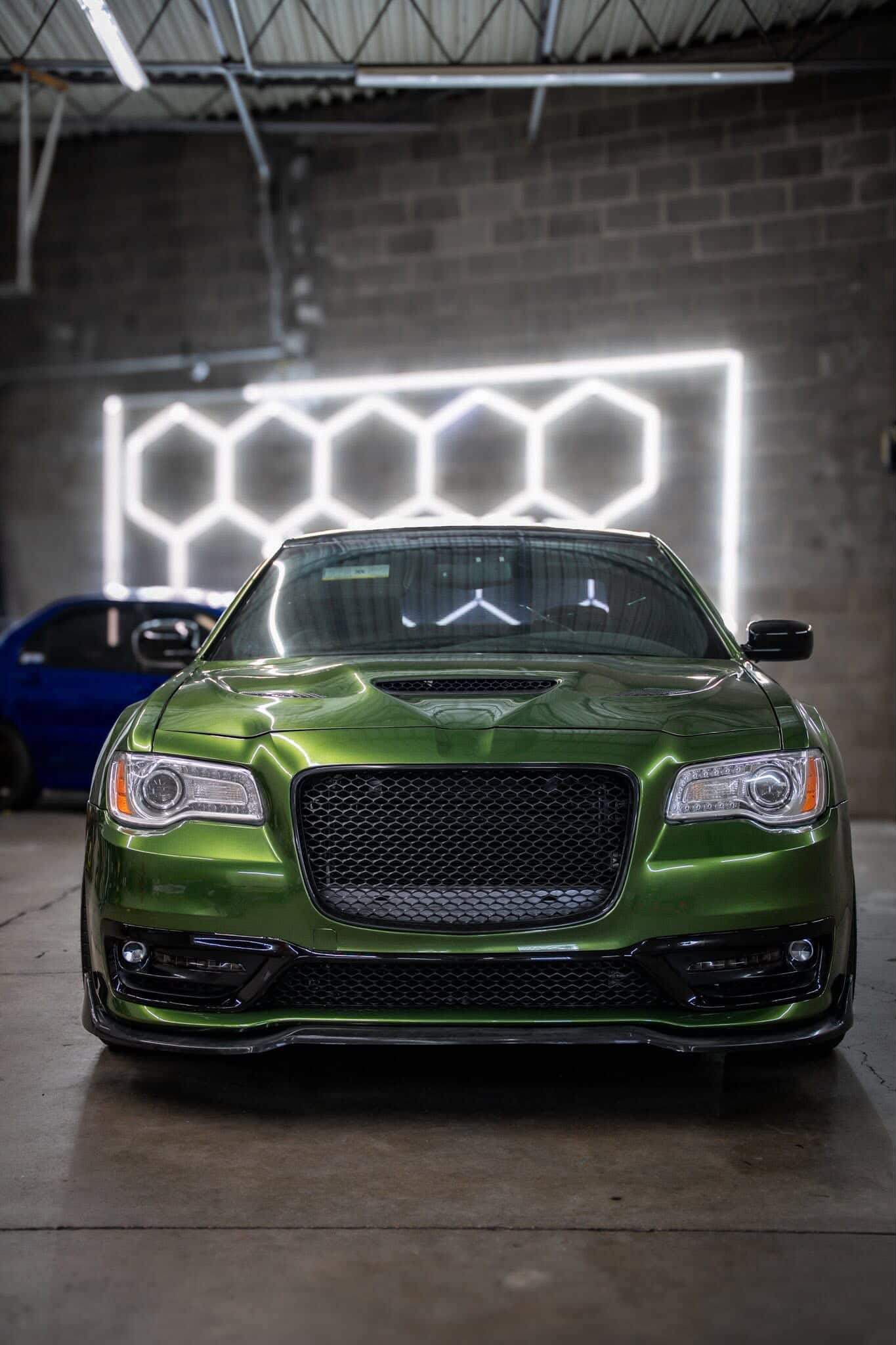 Gloss Metallic Mamba Green Car Vinyl Wrap review 2