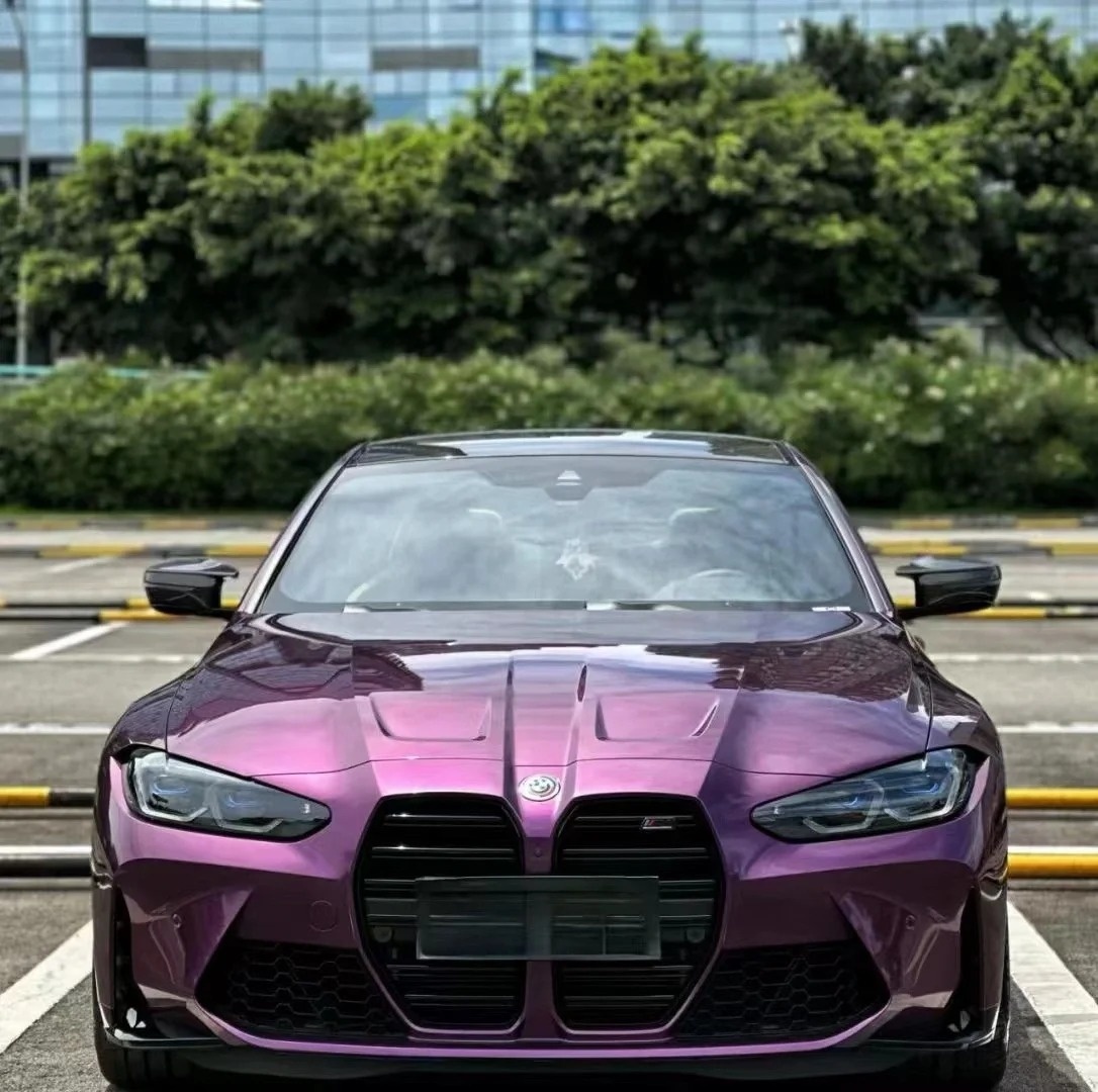 TPU Paint Gloss Pearl Purple Paint Protection Film review 1