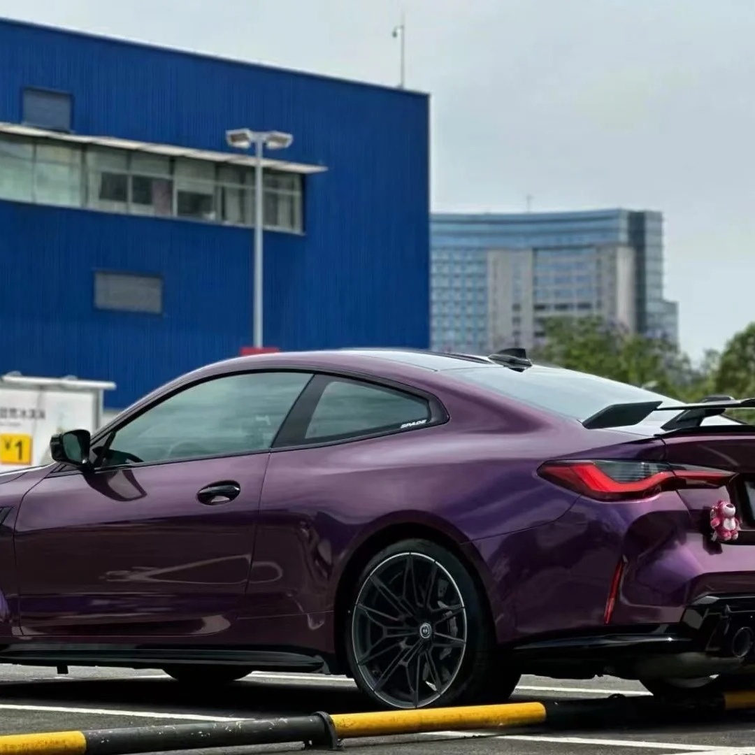 TPU Paint Gloss Pearl Purple Paint Protection Film review 2